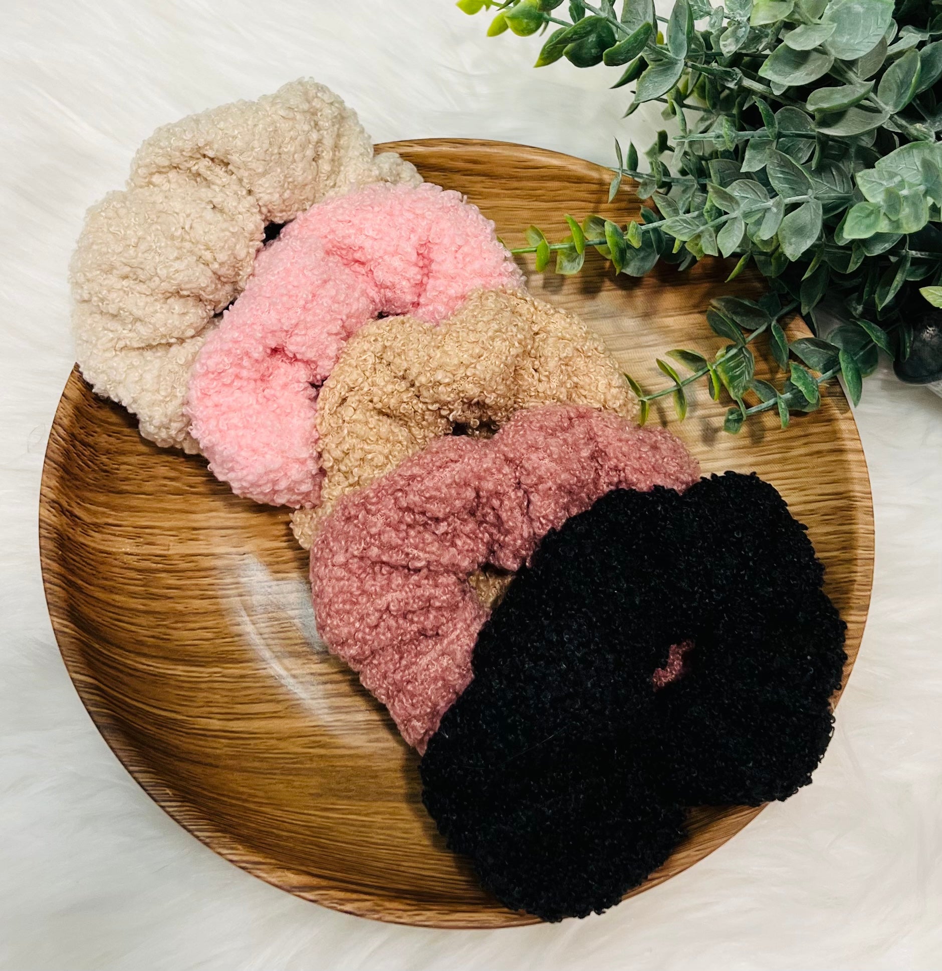 Teddy Bear Scrunchies