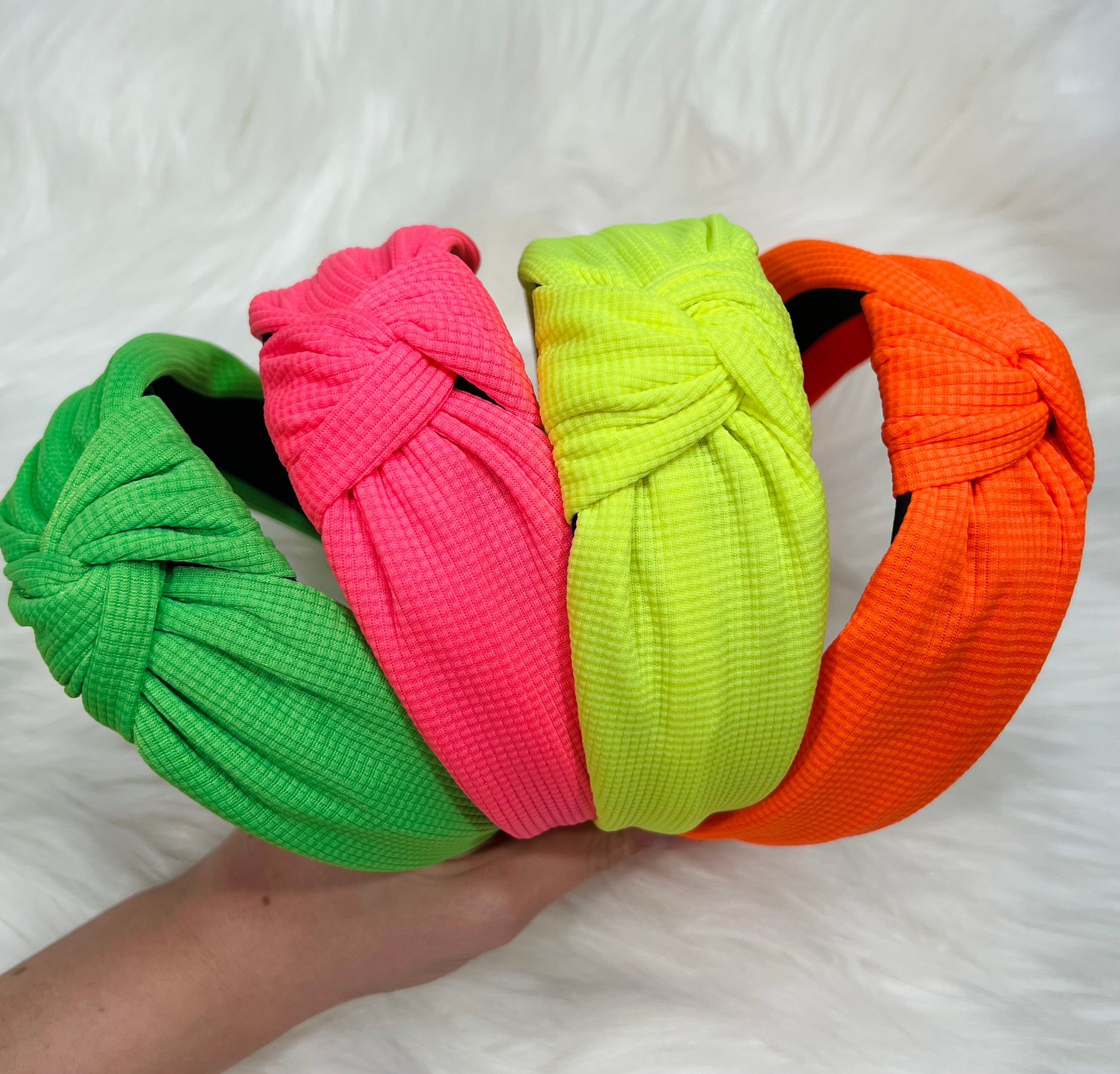 Neon Knotted Headbands