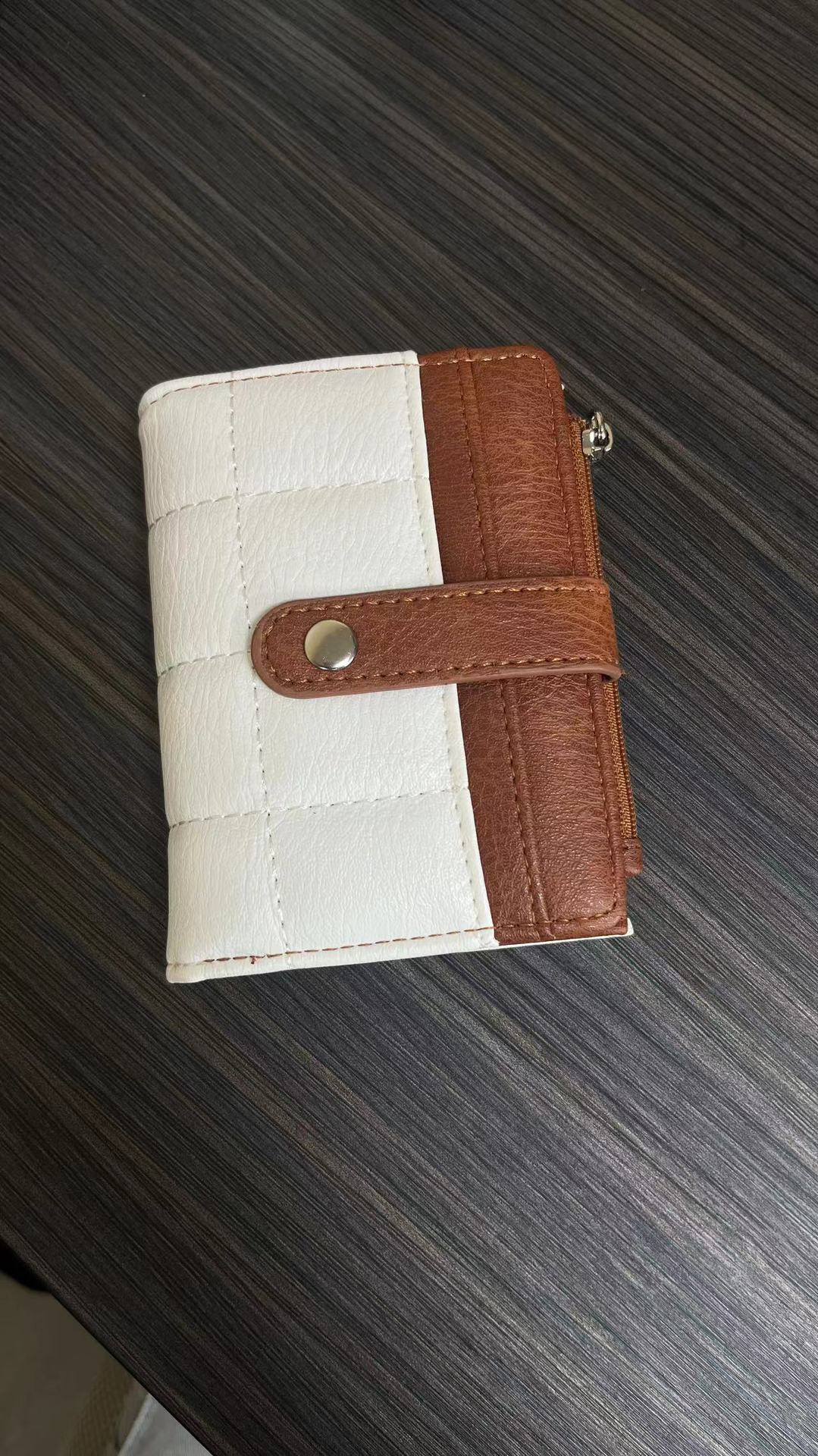 Quilted or Checker Vegan Leather Wallets