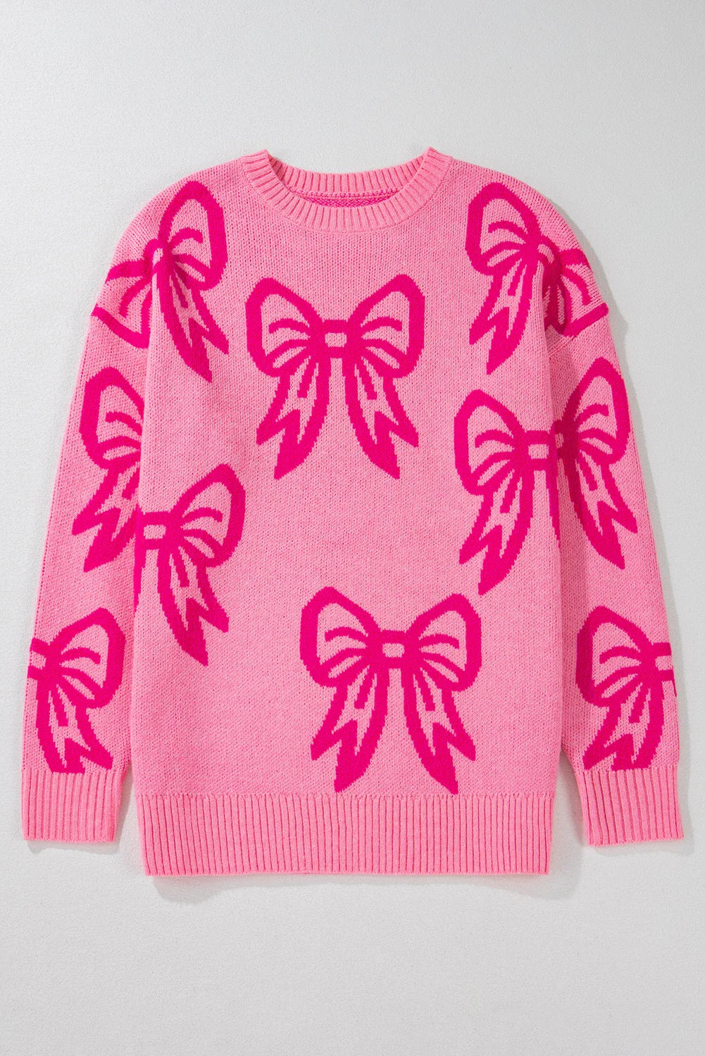Pink Bow Sweater