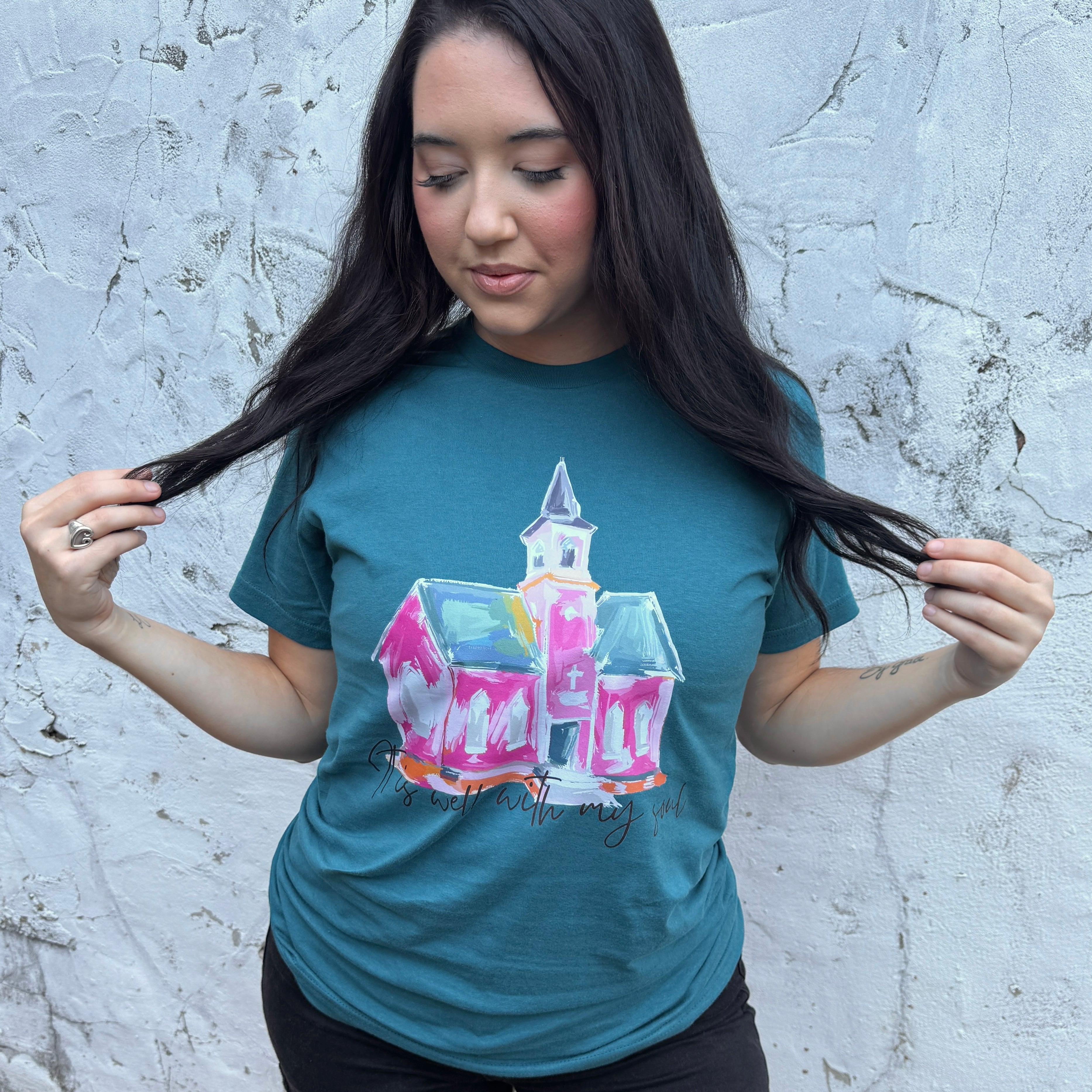 Floral Fall Pumpkin Graphic Tee