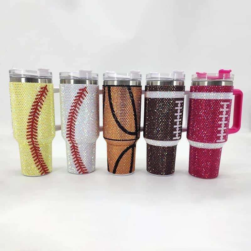 Rhinestone Sport Tumblers-