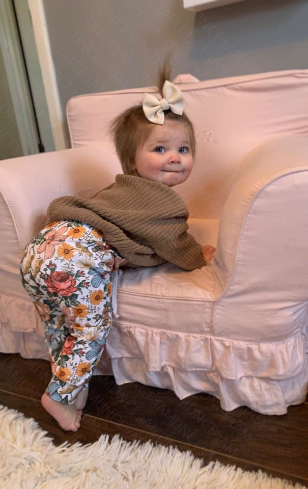 Girl's SPRING FLORAL JOGGERS