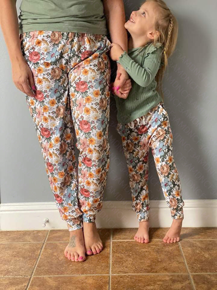 Girl's SPRING FLORAL JOGGERS
