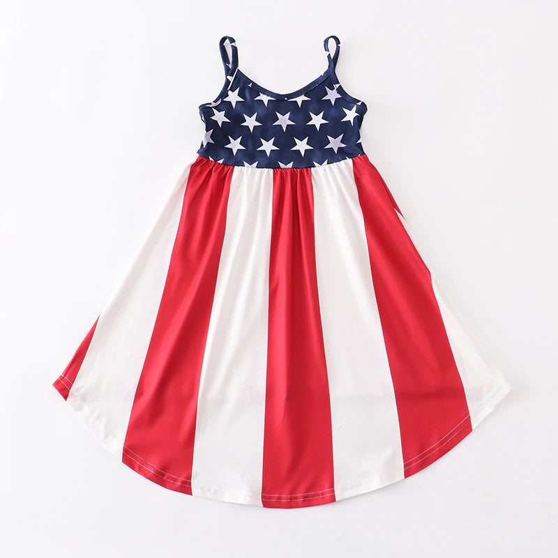 Mommy and me High Low Flag Dress