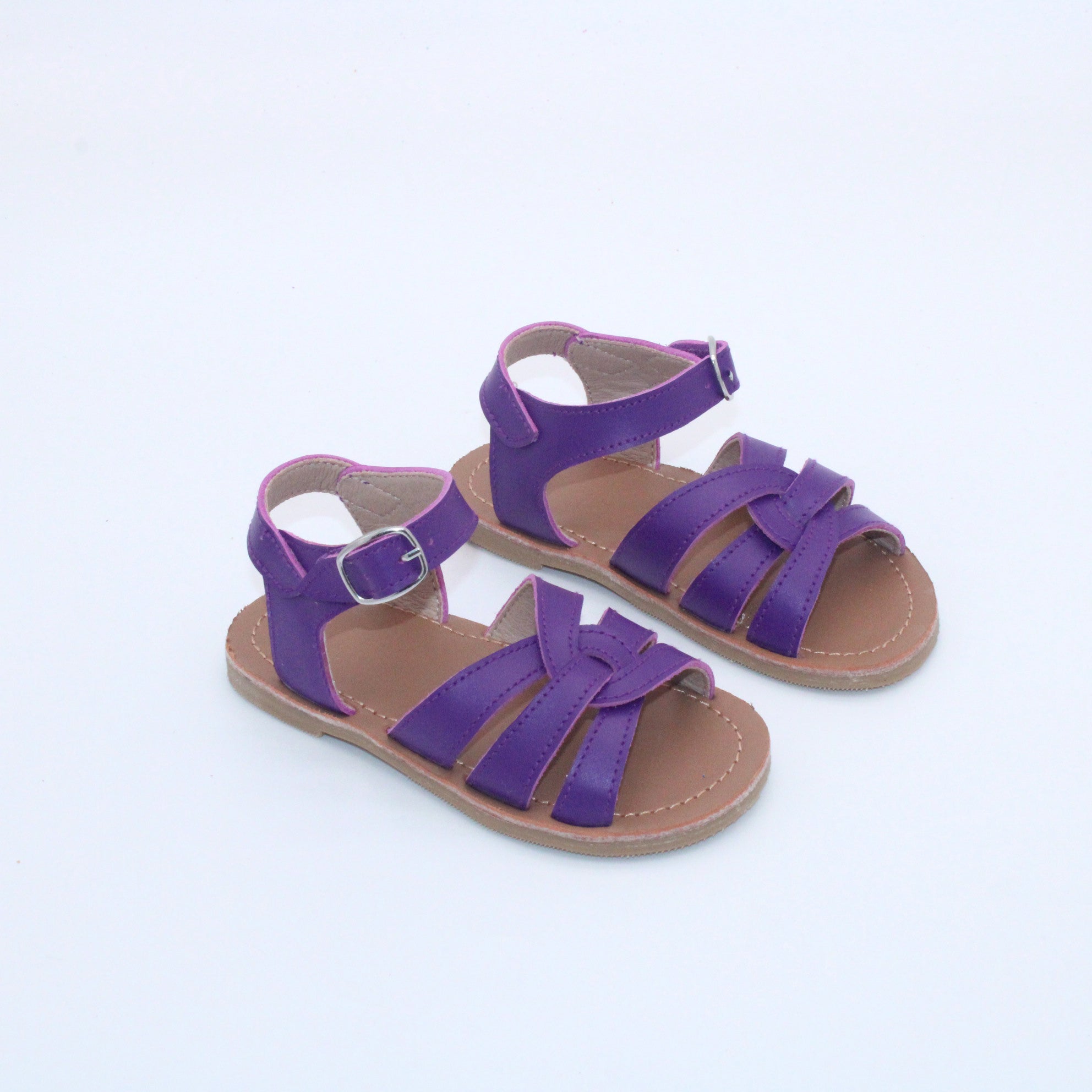 Vegan Leather Strappy Sandals