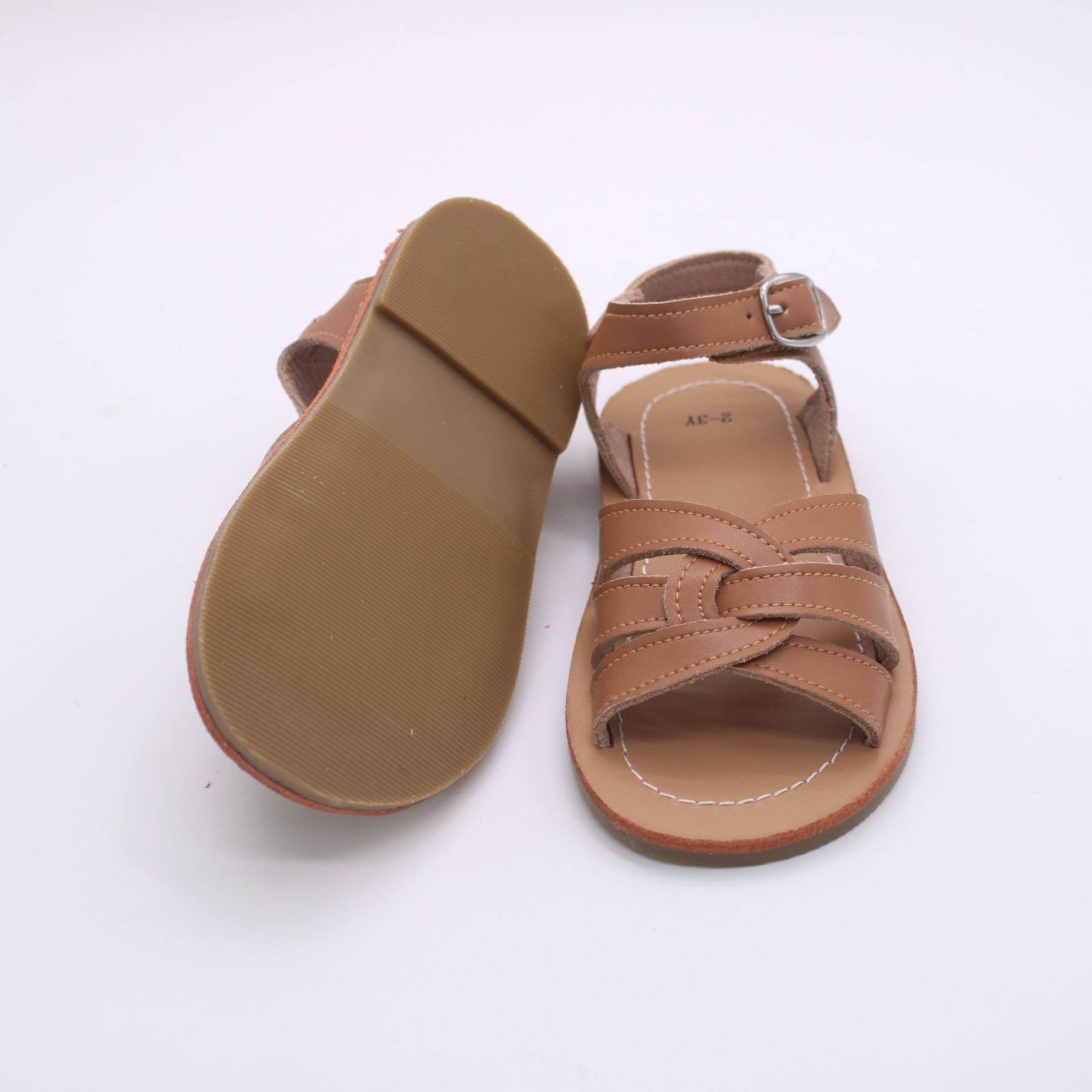 Vegan Leather Strappy Sandals