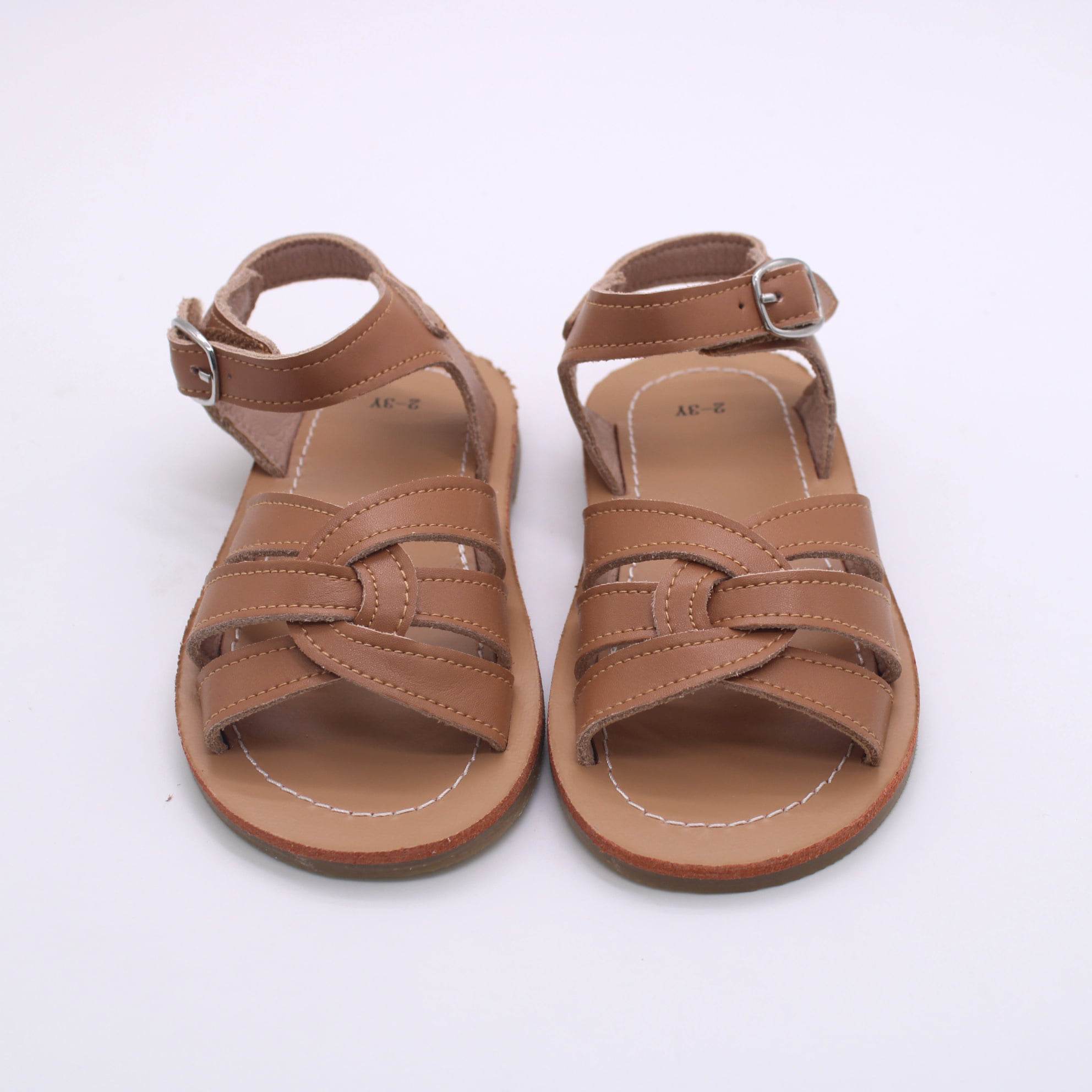 Vegan Leather Strappy Sandals
