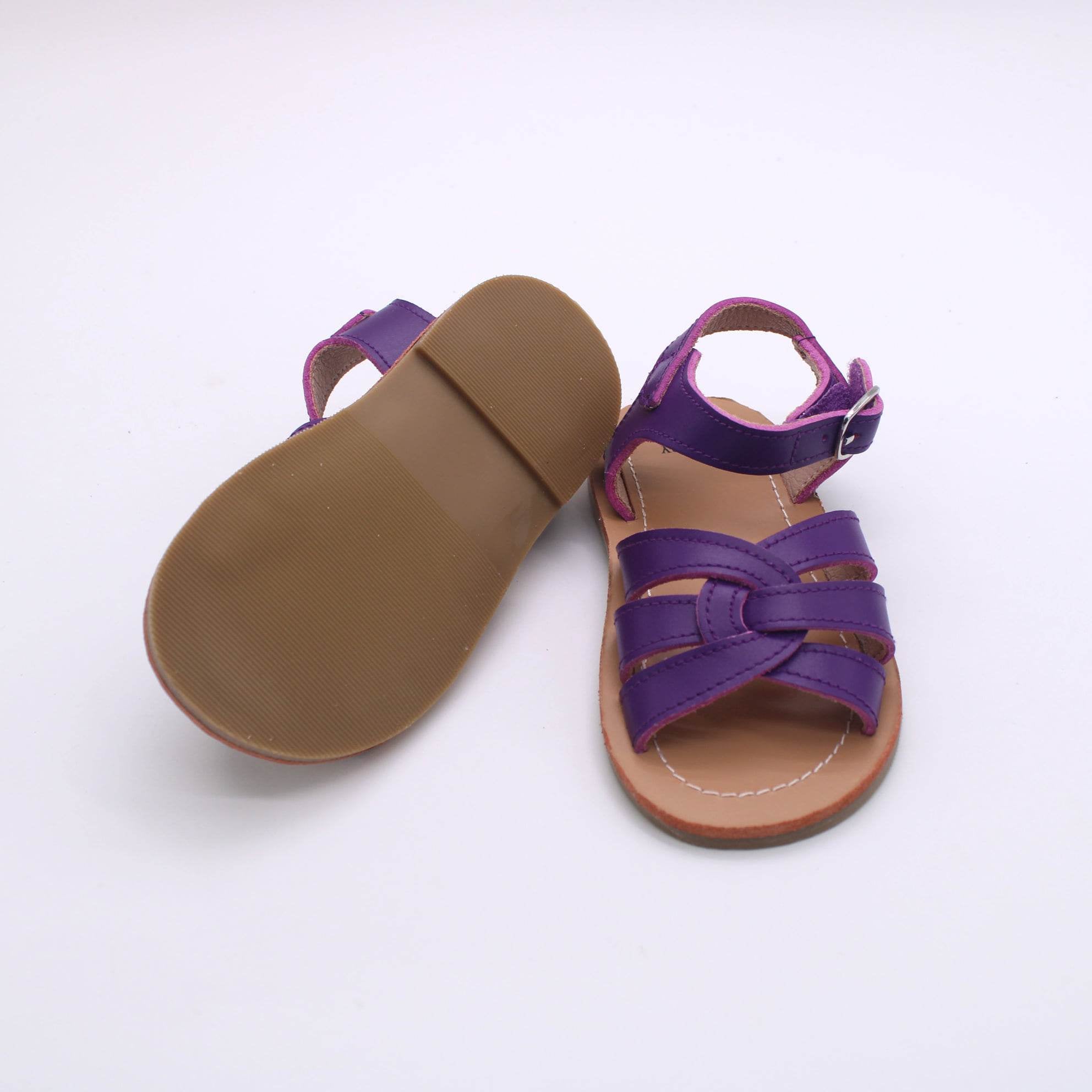 Vegan Leather Strappy Sandals
