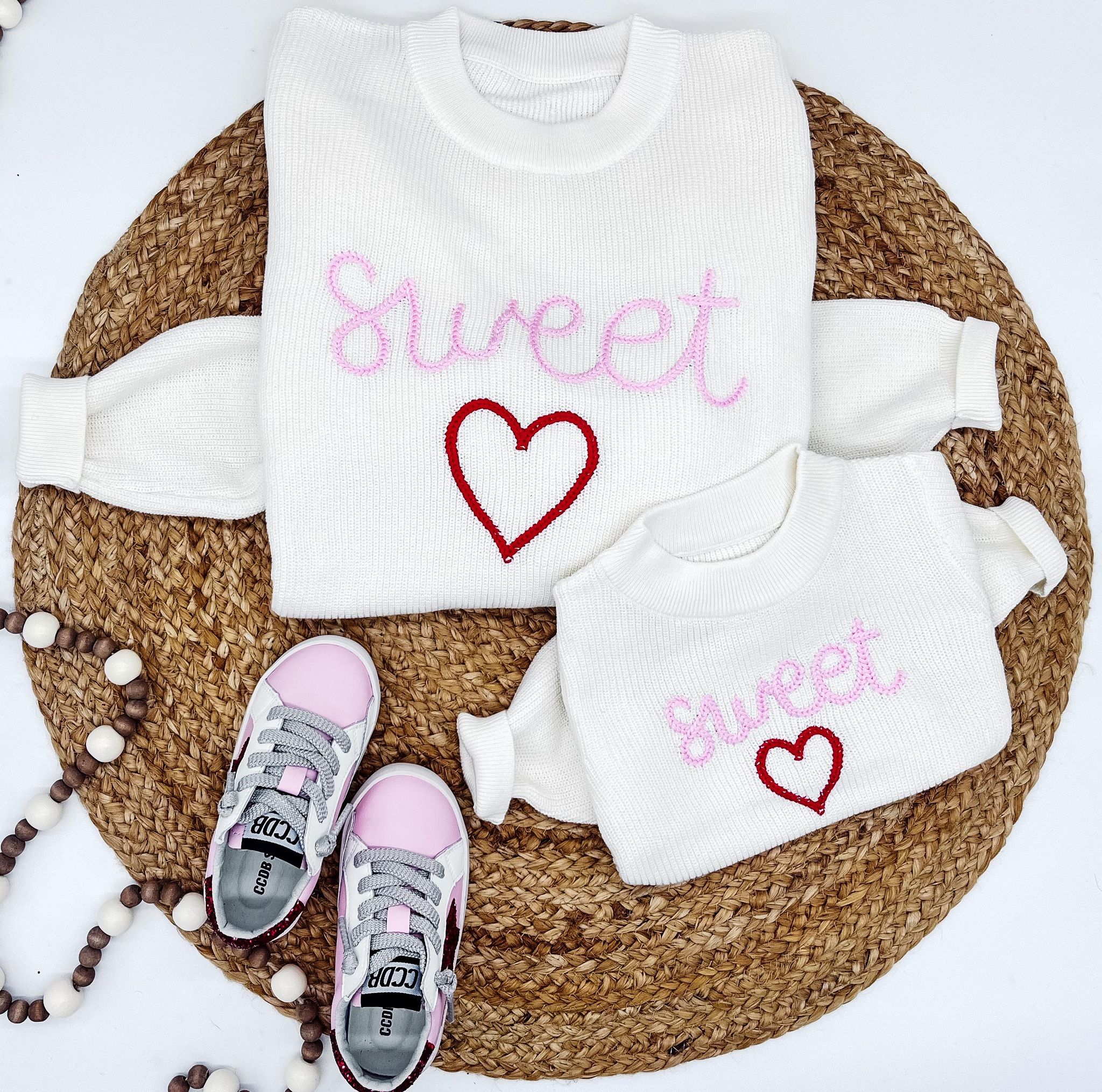 Mommy and Me Valentine's Sweetheart Sweater!