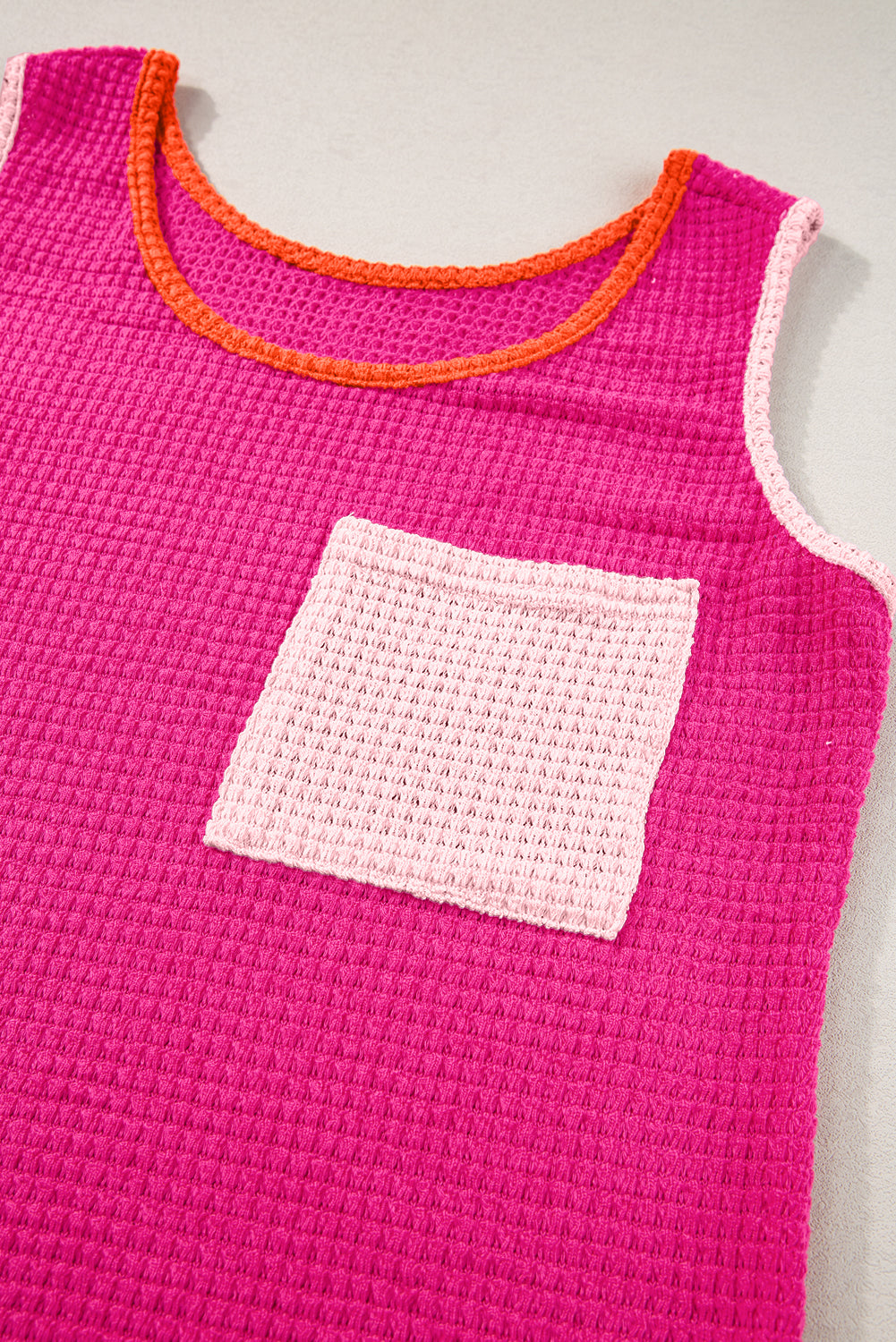 The Kendra Waffle Knit Tank