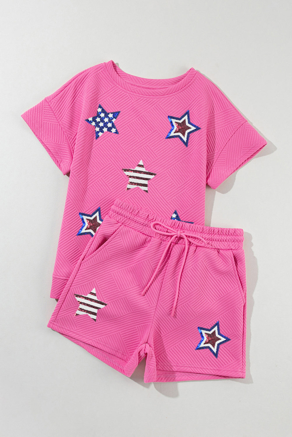 Pink Patriotic Textured Set