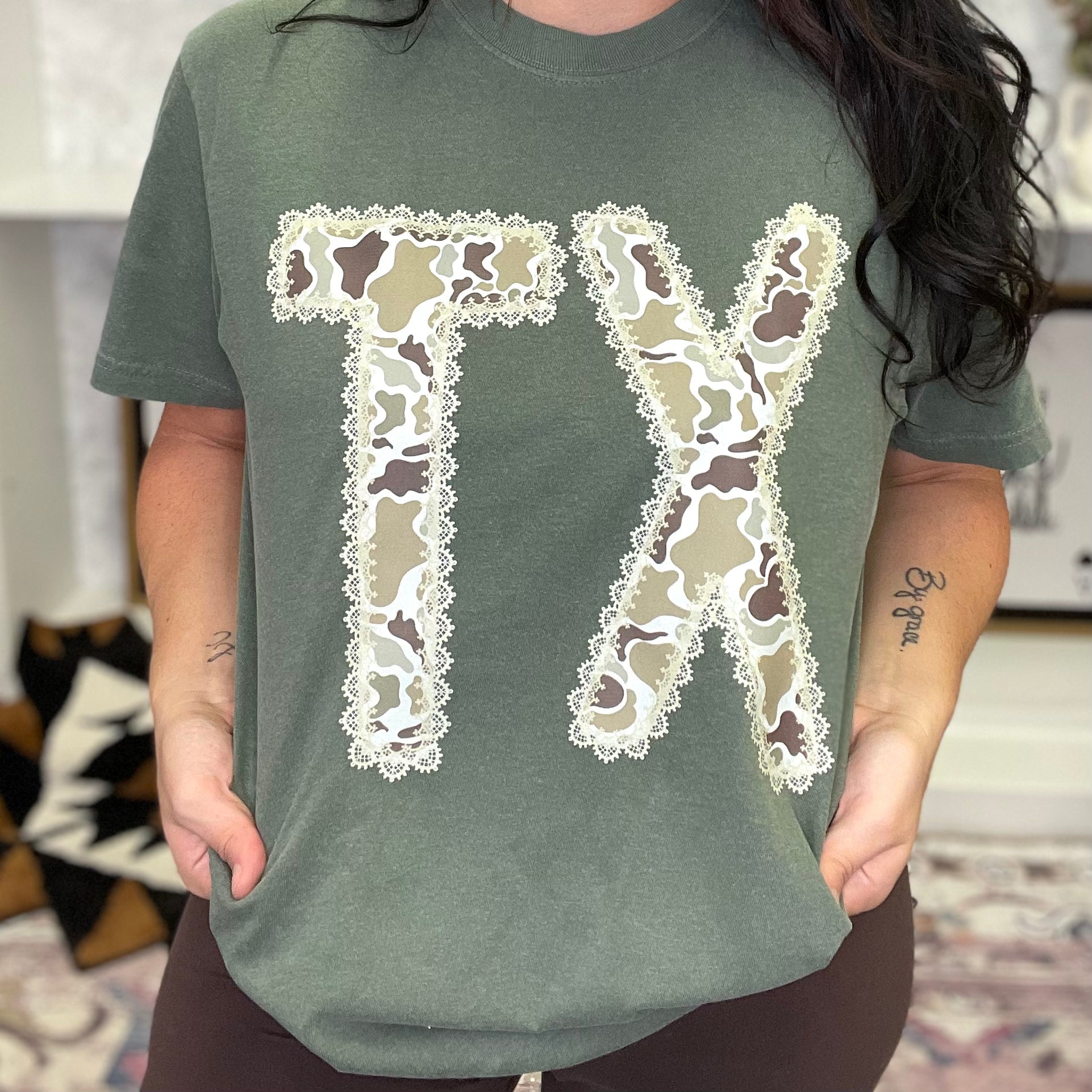 Camo Touchdown Graphic Tee