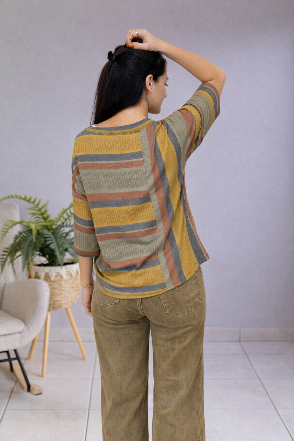 Garden Grove Stripe Top