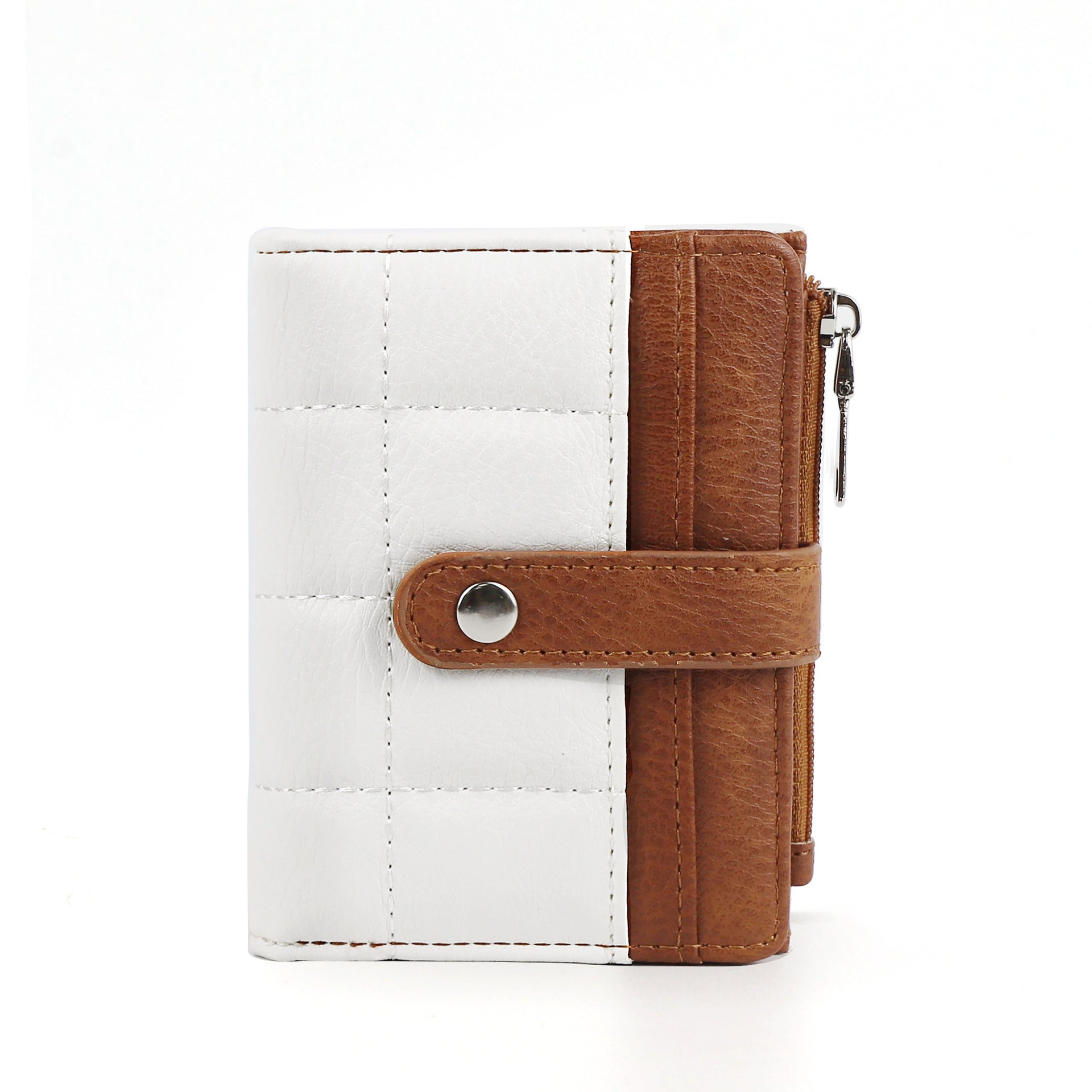 Quilted or Checker Vegan Leather Wallets