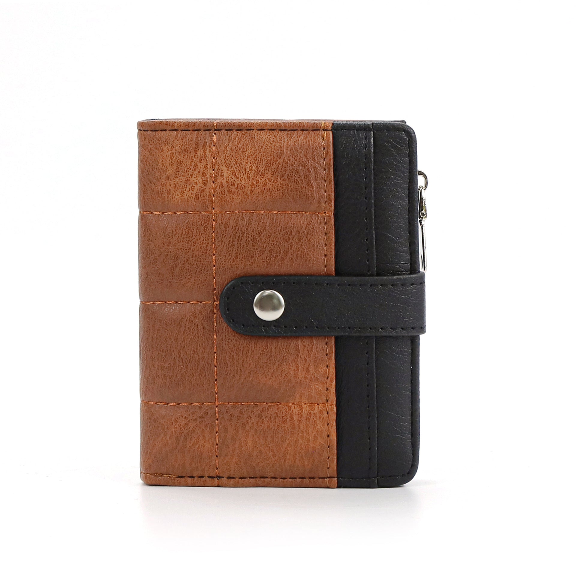 Quilted or Checker Vegan Leather Wallets