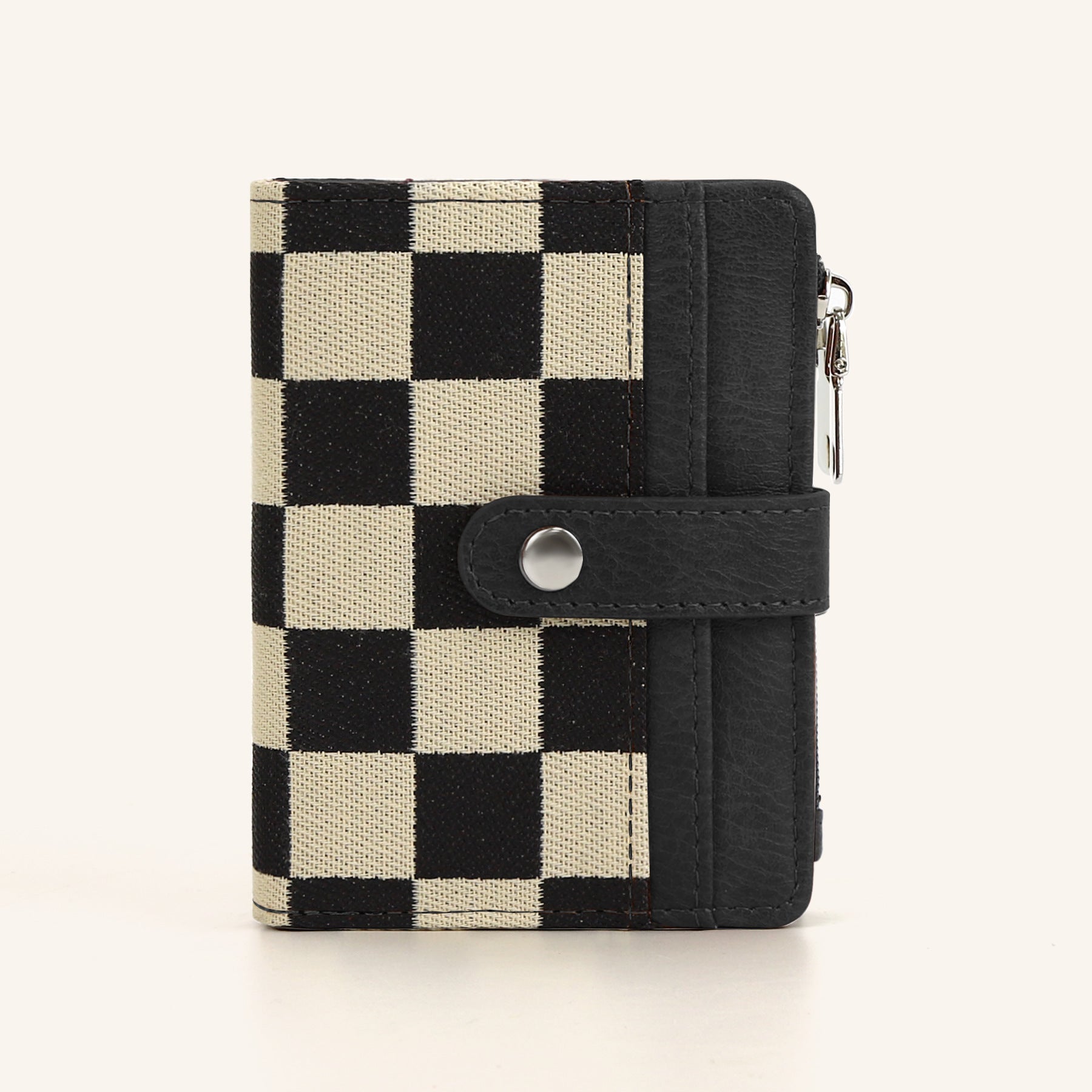 Quilted or Checker Vegan Leather Wallets