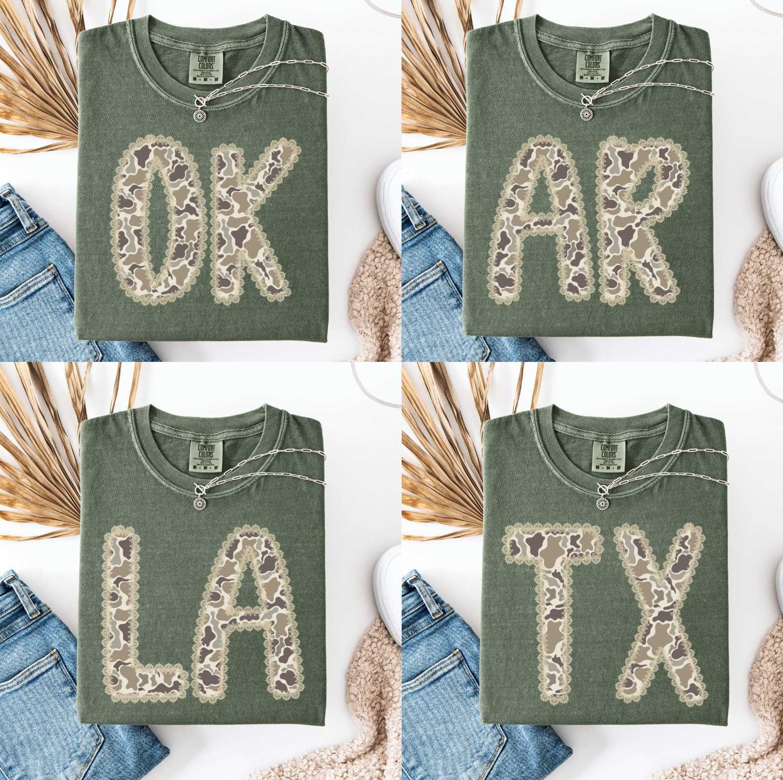 Camo Touchdown Graphic Tee