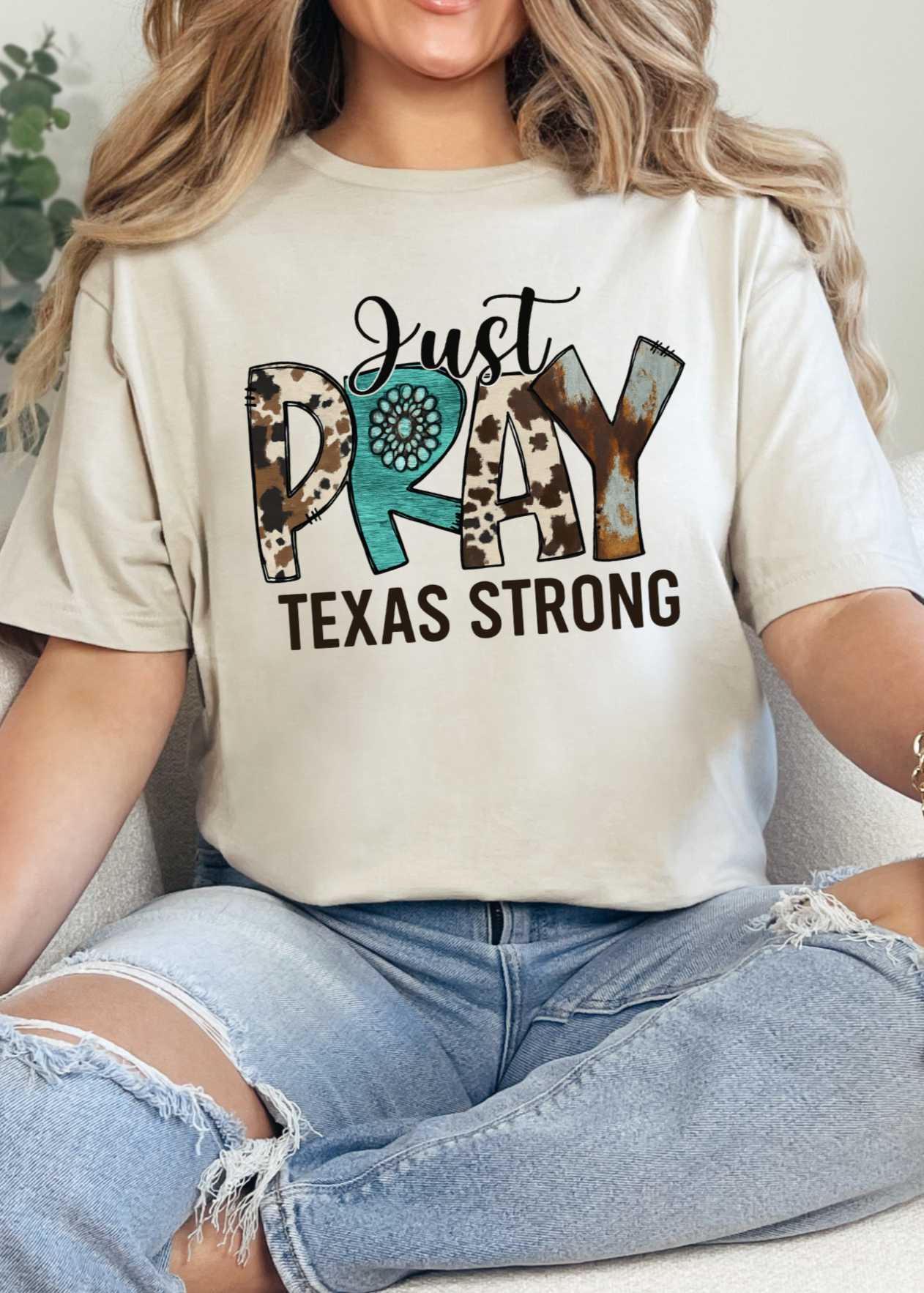 Just Pray Texas Strong Tee