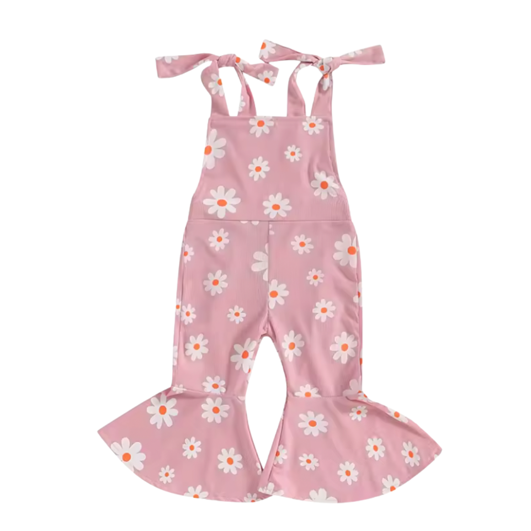 Pink Daisy Bell Jumpsuit