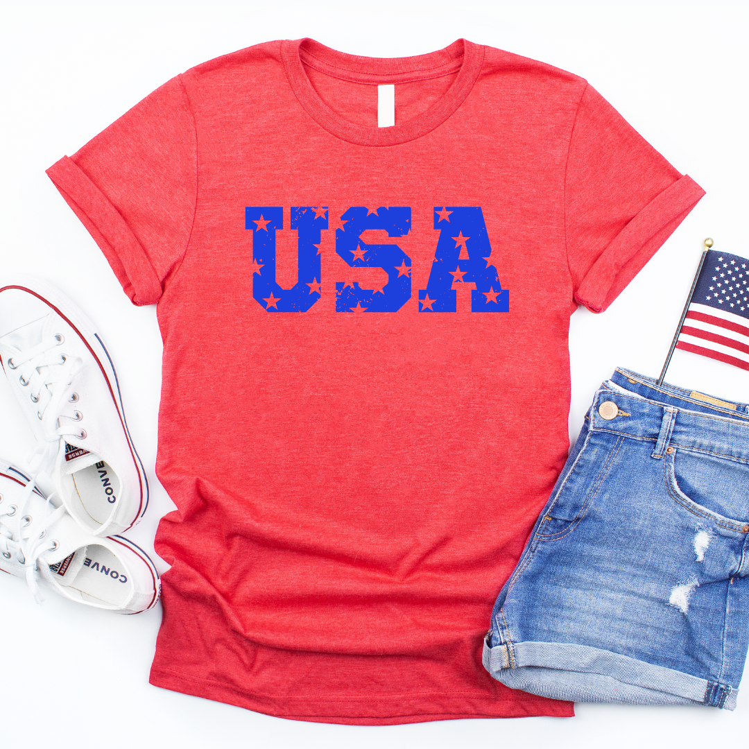 USA Stars Graphic Tee