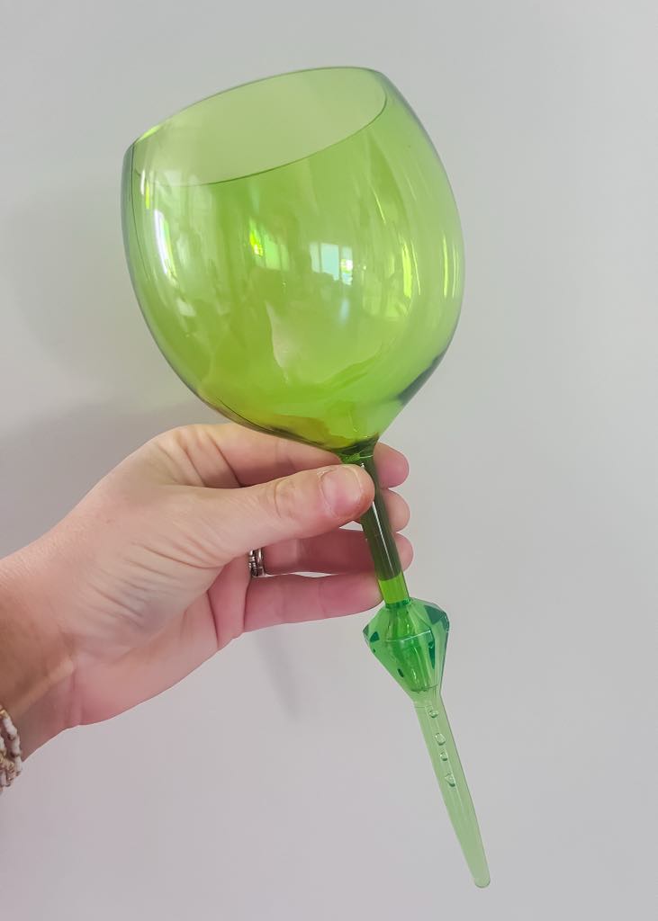 Floating Acrylic wine glass