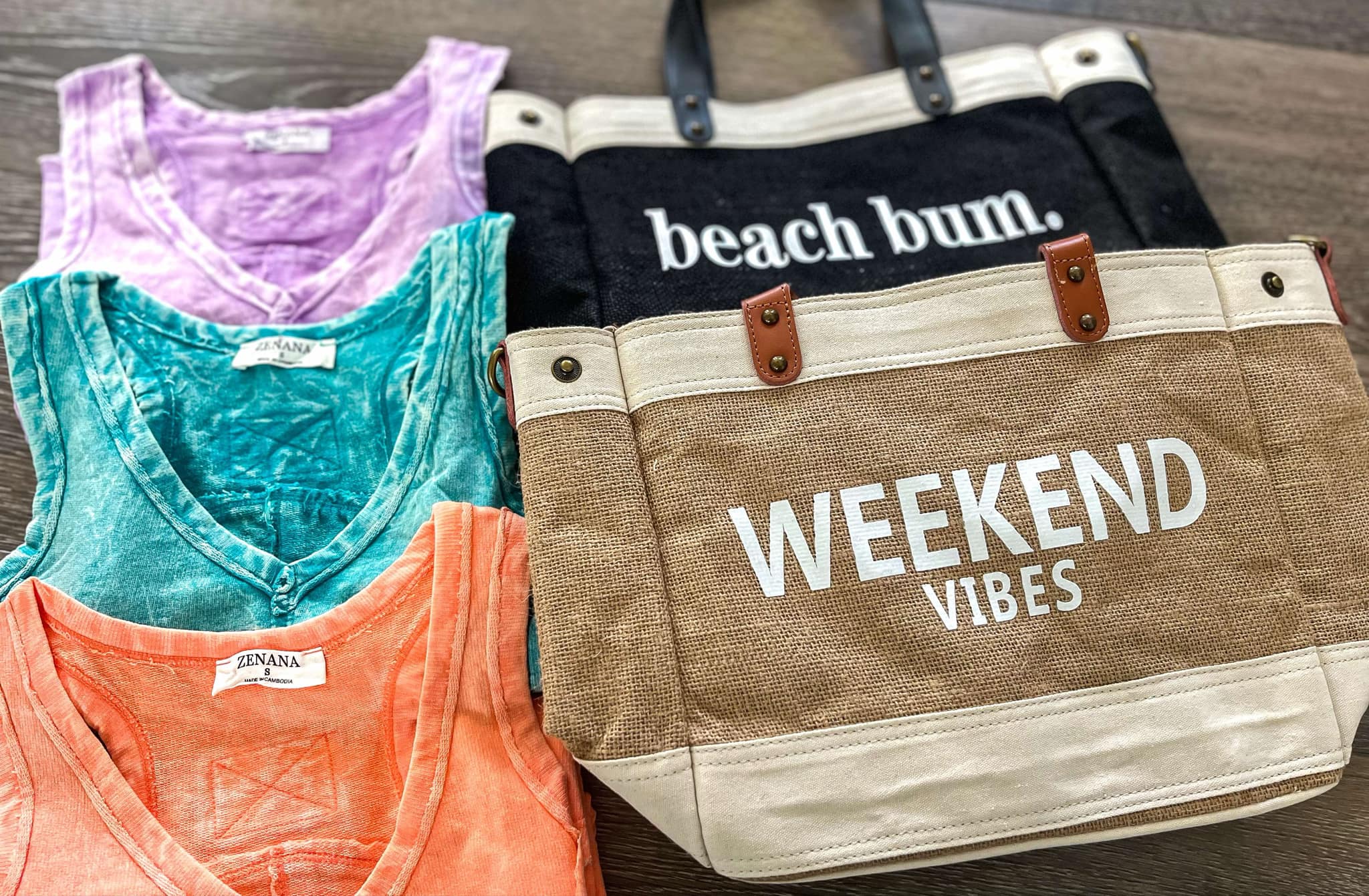 Jute and Vegan Leather Standing Tote