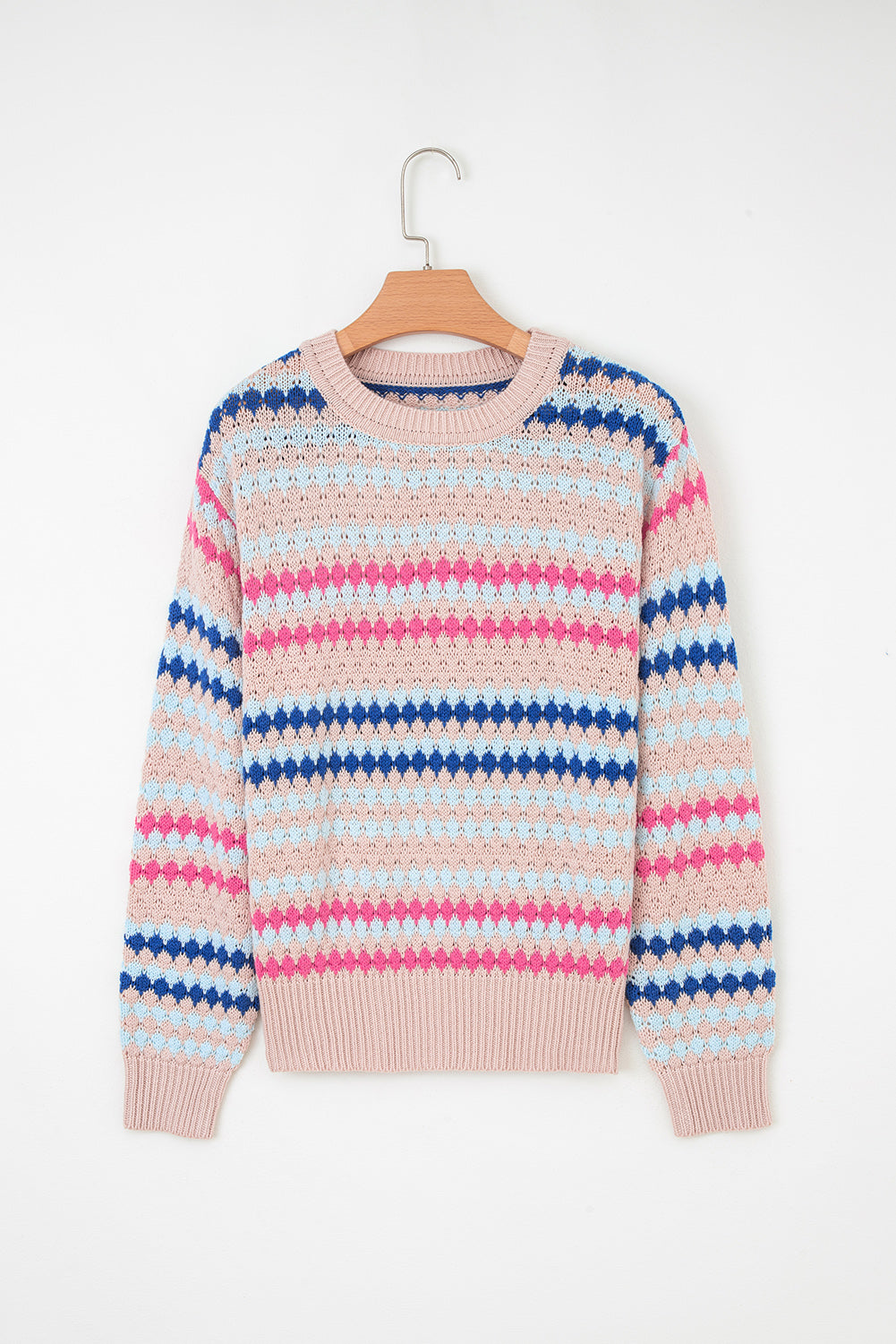 Stripe Eyelet Sweater *TWO COLORS*