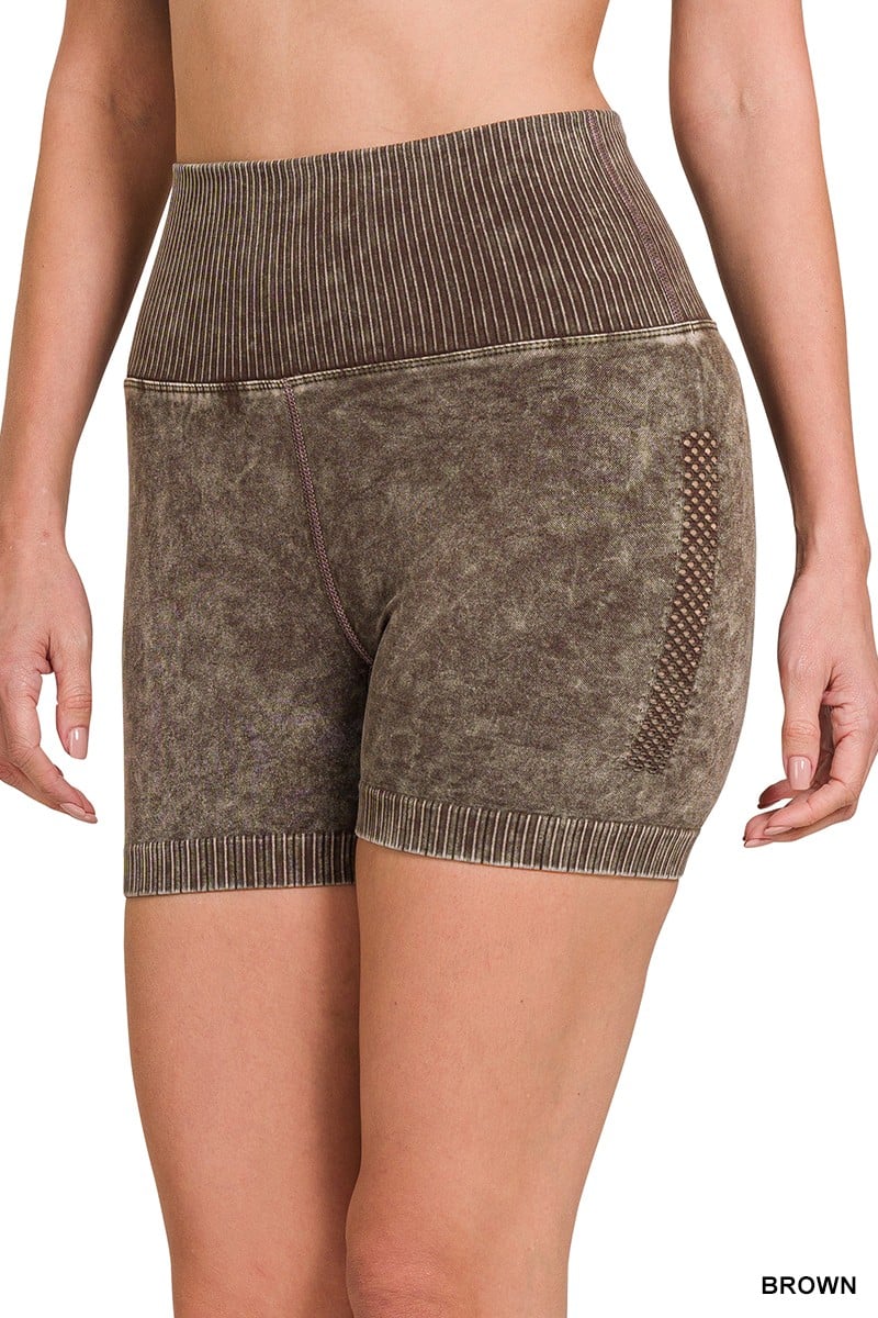 High Waisted Seamless Shorts