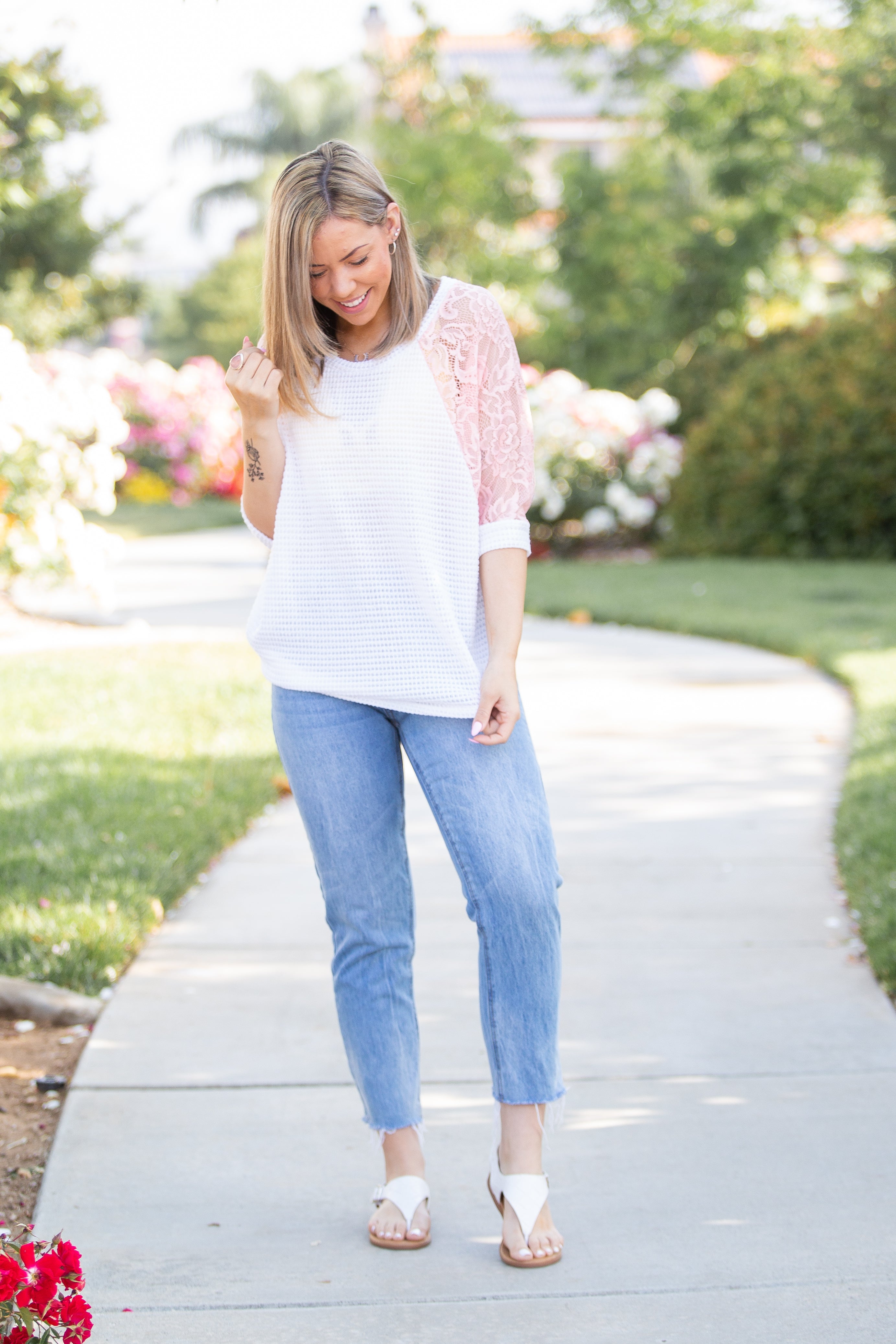 Pure Delightfulness Laced Dolman