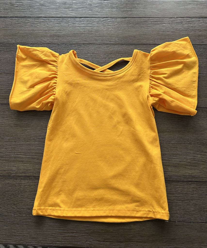 Sweetheart Ruffle sleeve top