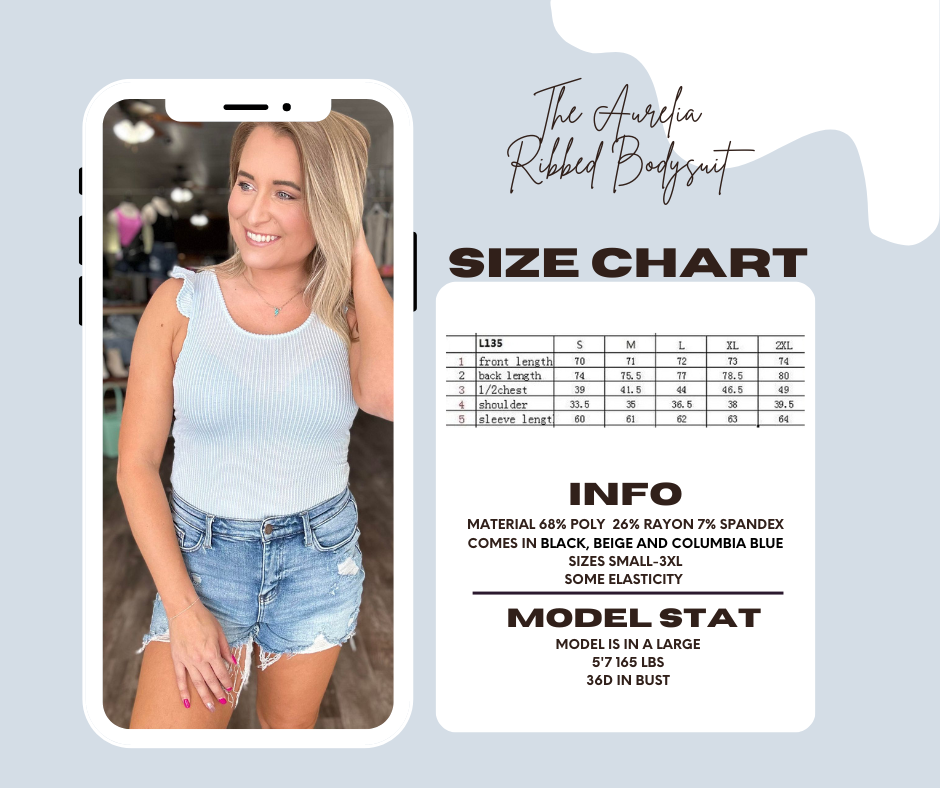 Aurelia ribbed bodysuit-