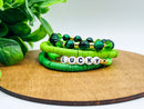 LUCKY Heishi Bead Bracelet Stacks