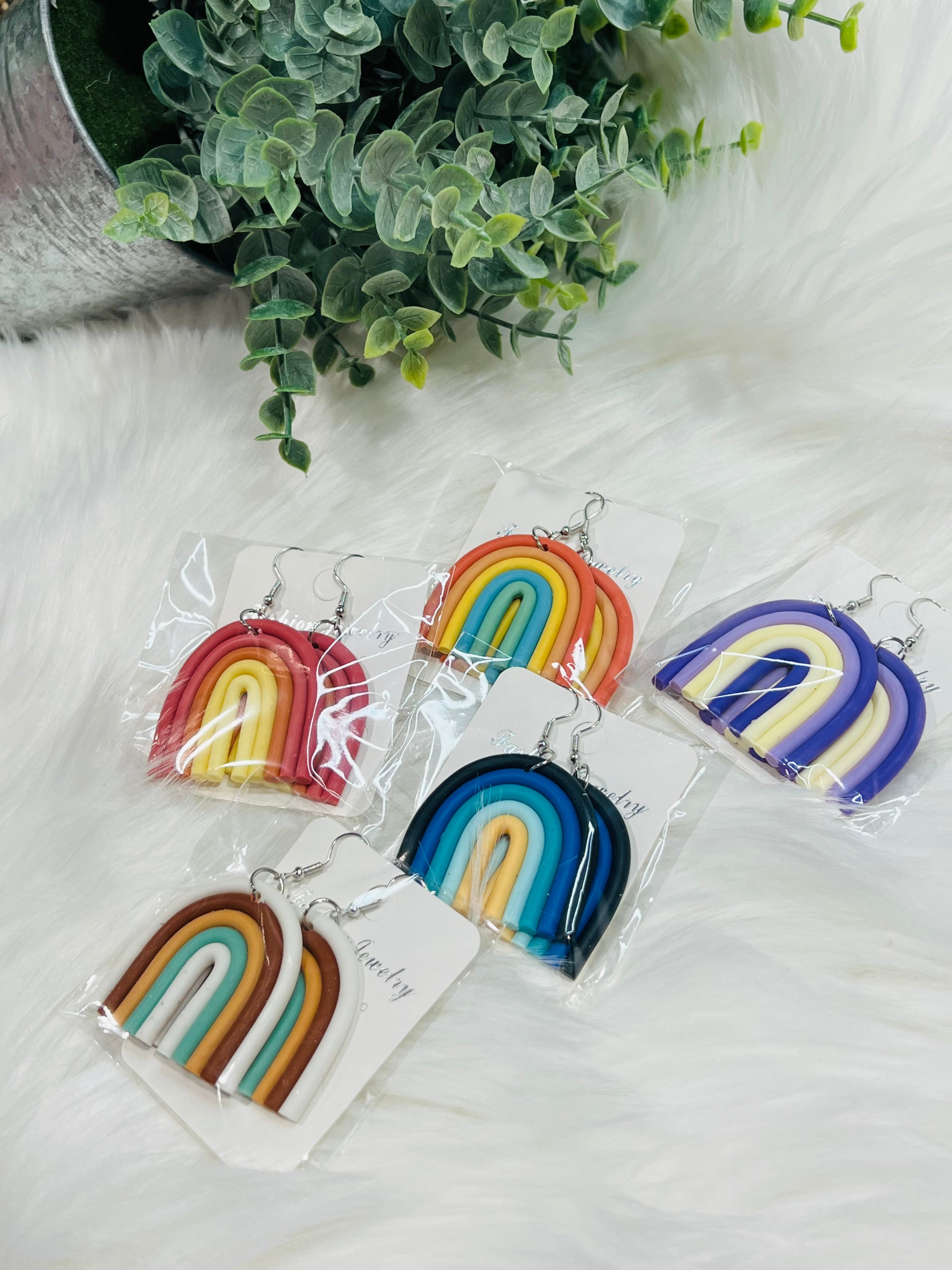 Boho Rainbow Dangles