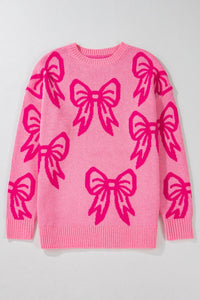 Pink Bow Sweater