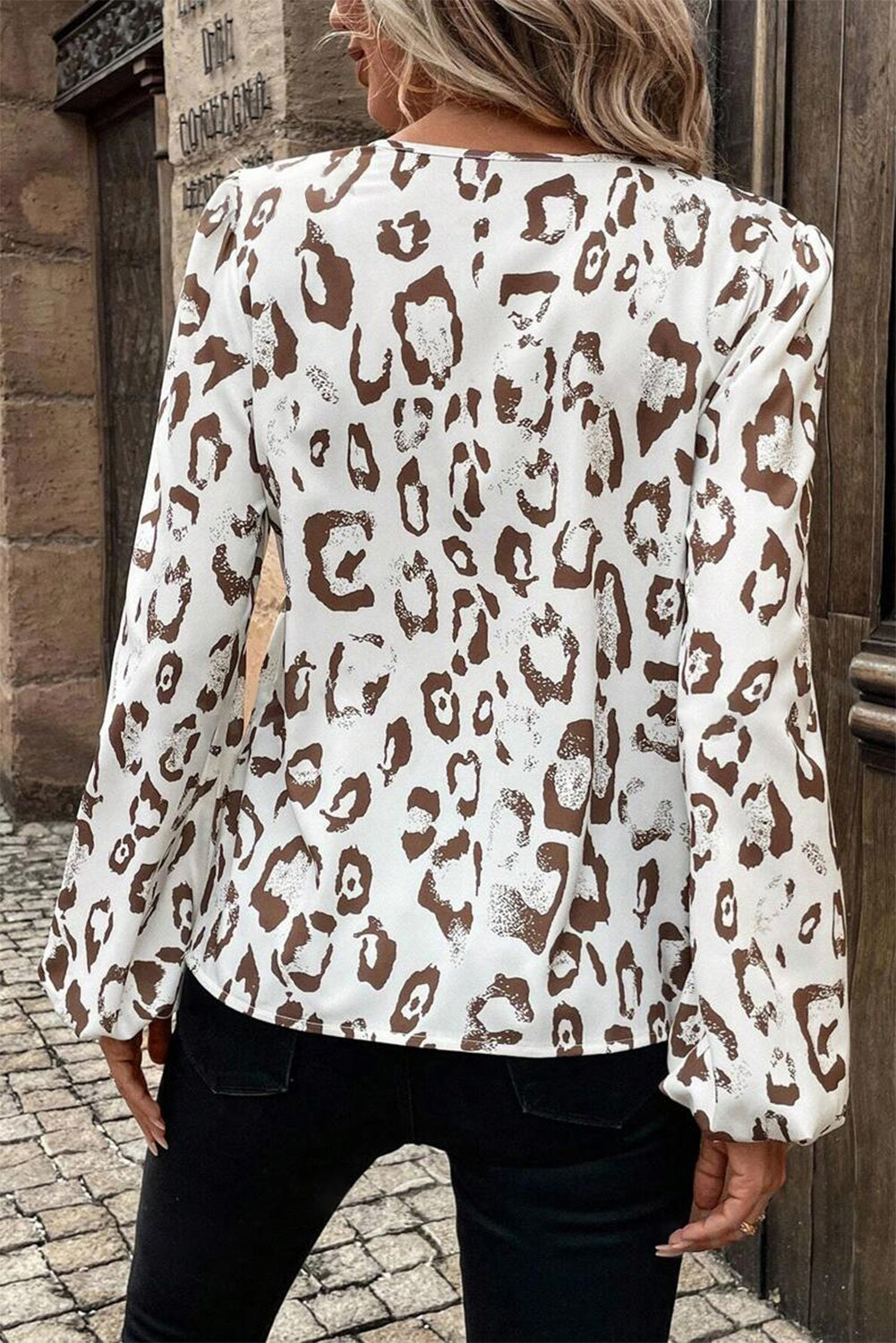 Leopard Print Blouse