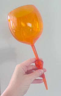 Floating Acrylic wine glass