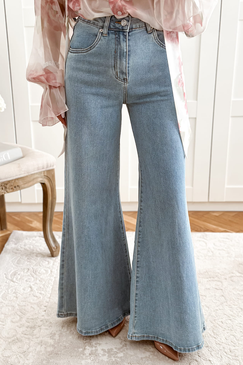 Beau Blue Bell Bottom Jeans