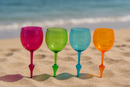 Floating Acrylic wine glass