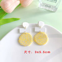 Spring Clay Drop Studs
