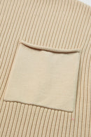 Oatmeal Short Sleeve Sweater