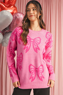 Pink Bow Sweater
