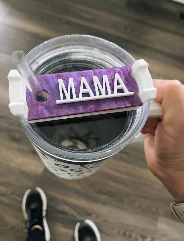 MAMA 40oz Tumbler Lid Topper