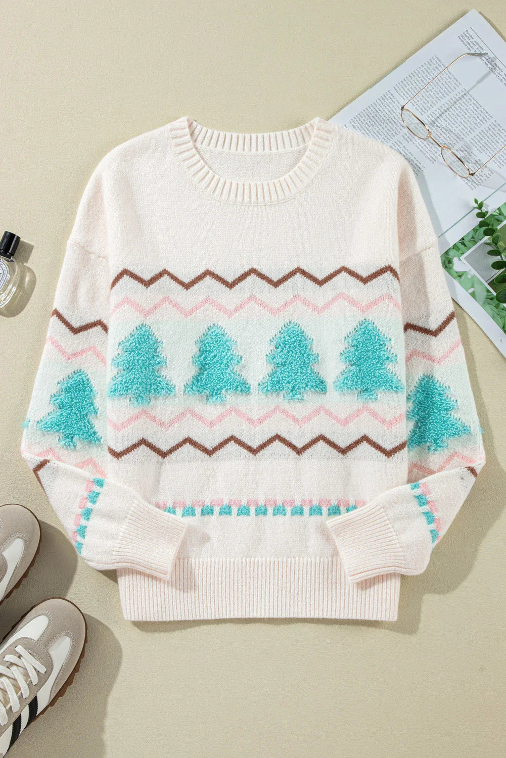 Mint Christmas Sweater