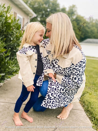 Leopard Mama and Me shacket
