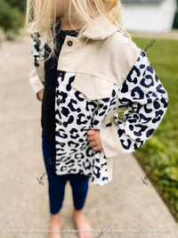 Leopard Mama and Me shacket