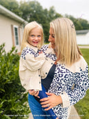 Leopard Mama and Me shacket