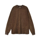 Mineral Washed Long sleeve Crews (boyfriend fit oversized)