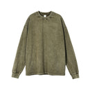 Mineral Washed Long sleeve Crews (boyfriend fit oversized)