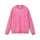 Mineral Washed Long sleeve Crews (boyfriend fit oversized)